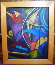 Large contemporary abstract for sale  ABERGELE