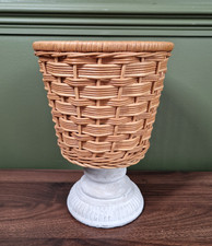 Vintage wicker woven for sale  SIDMOUTH