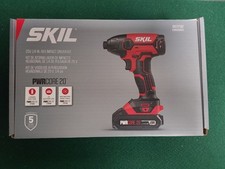 Skil PWRCORE 20 volts íon de lítio sem fio 1/4 pol. Kit de driver de impacto hexagonal comprar usado  Enviando para Brazil