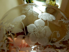 Vintage glass bowl for sale  POOLE