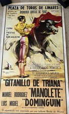 1959 Cartaz Espanhol Tourada Linares 1947 Manolete Final Fight Reimpressão Arte Antiga comprar usado  Enviando para Brazil