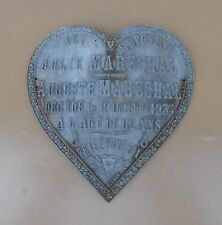 Ancienne plaque mortuaire d'occasion  Polliat