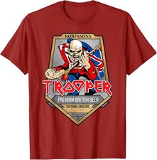 Camiseta Iron Maiden - Trooper Label Colors comprar usado  Enviando para Brazil