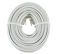 onn. 50 pés Cabo de linha de telefone, modem e fax, RJ12, branco comprar usado  Enviando para Brazil