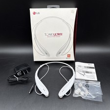 LG TONE Ultra Bluetooth fone de ouvido estéreo sem fio branco JBL pulseira de pescoço mãos livres, usado comprar usado  Enviando para Brazil