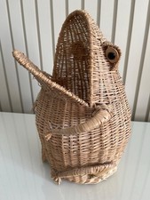 Vintage wicker rattan for sale  MOTHERWELL