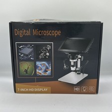 Câmera microscópio digital Dcorn 7" LCD 1200X microscópio 12MP com 32GB comprar usado  Enviando para Brazil