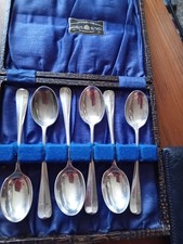 Hallmarked silvet teaspoons for sale  WHITEHAVEN
