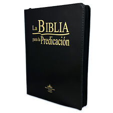 Biblia para la Predicacion con Cierre y Letra Grande RV1960 imit. piel negro ..., usado comprar usado  Enviando para Brazil