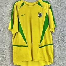 Camiseta futbol Brasil Rivaldo #10 Copa do Mundo 2002 futebol amarelo GG comprar usado  Enviando para Brazil