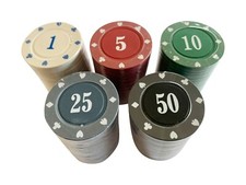 100 numbered poker for sale  UK