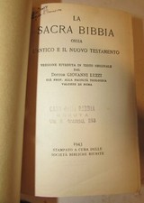 Sacra bibbia riveduta usato  Catania
