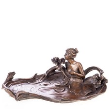 Jugendstil bronze skulptur gebraucht kaufen  Markt Schwaben