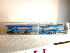 Wiking #27 580 Mercedes Cab Auto Transporter & Trailer - Azul H.O. 1:87 comprar usado  Enviando para Brazil