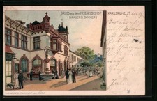 Lithographie karlsruhe gruss gebraucht kaufen  Berlin