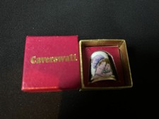 Caverswall china thimble for sale  POOLE