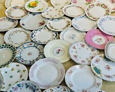 10 platos laterales/té vintage bastante desajustados l mezcla y combinación l boda vintage segunda mano  Embacar hacia Mexico