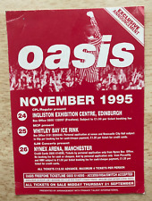 Oasis official november for sale  EDINBURGH