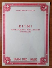 Calafato ritmi temi usato  Cosenza