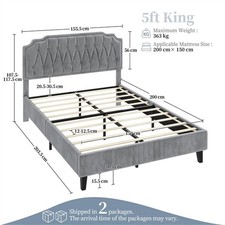 King upholstered bed for sale King upholstered bed for sale  IPSWICH
