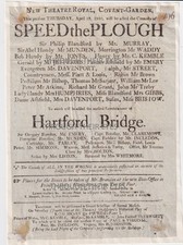 Georgian playbill flyer for sale  BUCKINGHAM