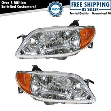 Conjunto de conjunto de faróis para motorista e passageiro compatível com 2001-2003 Mazda Protege comprar usado  Enviando para Brazil