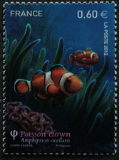 Timbre poisson clown d'occasion  Annecy