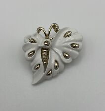 Butterfly brooch white for sale  Dunbar