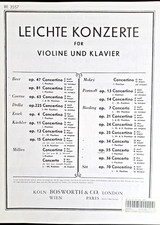Leichte konzerte violine gebraucht kaufen  Freiburg im Breisgau