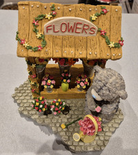 Bear figurine blooming for sale  KING'S LYNN