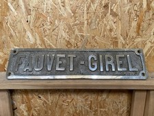 Ancienne plaque bronze d'occasion  Courcelles-Chaussy