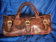 Borsa viaggio cuoio usato  Roma