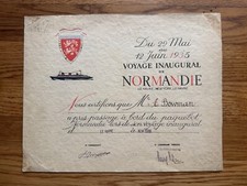 Normandie maiden voyage d'occasion  Expédié en Belgium