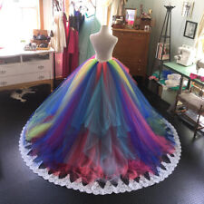 Rainbow puffy tulle d'occasion  Expédié en Belgium