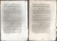 1814 lot bulletins d'occasion  Vernet-les-Bains