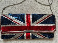 union jack sequin bag for sale  TURRIFF