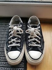 Trashed converse black for sale  WEMBLEY