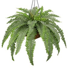 Plantas suspensas falsas grandes samambaia Boston plantas artificiais ao ar livre realista Fak... comprar usado  Enviando para Brazil