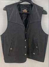 harley davidson leather vest for sale  Detroit