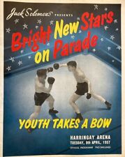 Boxing programme harringay for sale  BUSHEY