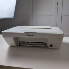 Impressora Jato de Tinta All-in-One Canon Scanner Copiadora Branca Não Testada comprar usado  Enviando para Brazil