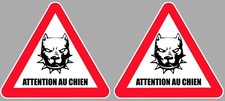 Stickers autocollant attention d'occasion  Le Val
