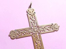 Croix laiton arabesques d'occasion  Rosières-en-Santerre