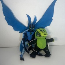 Ben 10 Alien Force Upchuck & Big Chill Pelúcia Kellytoy RARO Cartoon Network 2010 comprar usado  Enviando para Brazil