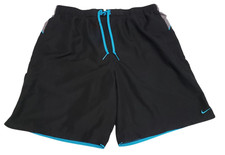Bermuda de natação Nike masculina vôlei XL preta cinza azul malha forro interno NESS7473 comprar usado  Enviando para Brazil
