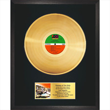 Led Zeppelin - Casas do Santo / LP Ouro 12" / Lembrança em moldura preta / Rocha comprar usado  Enviando para Brazil