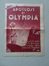 Apoteosi olimpia foglio usato  Spedire a Italy