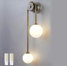 Golden wall lamp for sale  Antioch