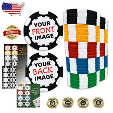 Custom poker chips for sale  Cypress