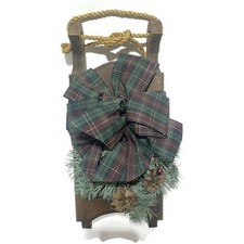 Wooden christmas sleigh for sale  Fishers